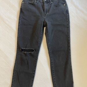 Madewell The Girlfriend Black Denim 25P